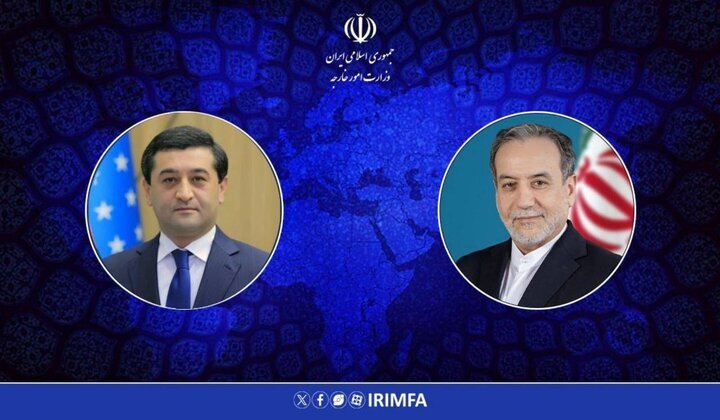  بختیار سعیدوف وزیر امور ازبکستان در تماس تلفنی با سید عباس عراقچی وزیر امور خارجه کشورمان، شهادت رهبر معظم انقلاب اسلامی و جمعی از هموطنا