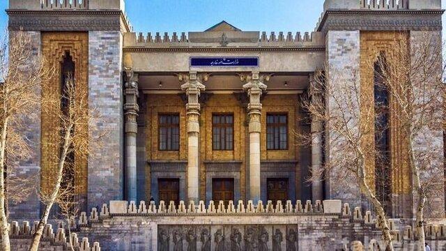 بیانیه وزارت خارجه درباره تجاوز نظامی آمریکا به لارک و پاسخ دفاعی ایران