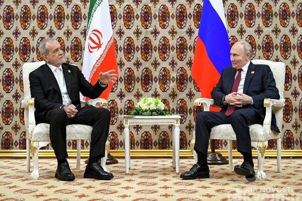 مقام روس: پوتین و پزشکیان درباره نیروگاه اتمی بوشهر گفتوگو کردند