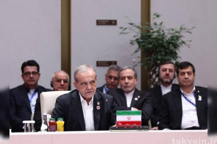 پزشکیان: امنیت منطقه در گرو مقابله با رویکردهای مبتنی بر زور است